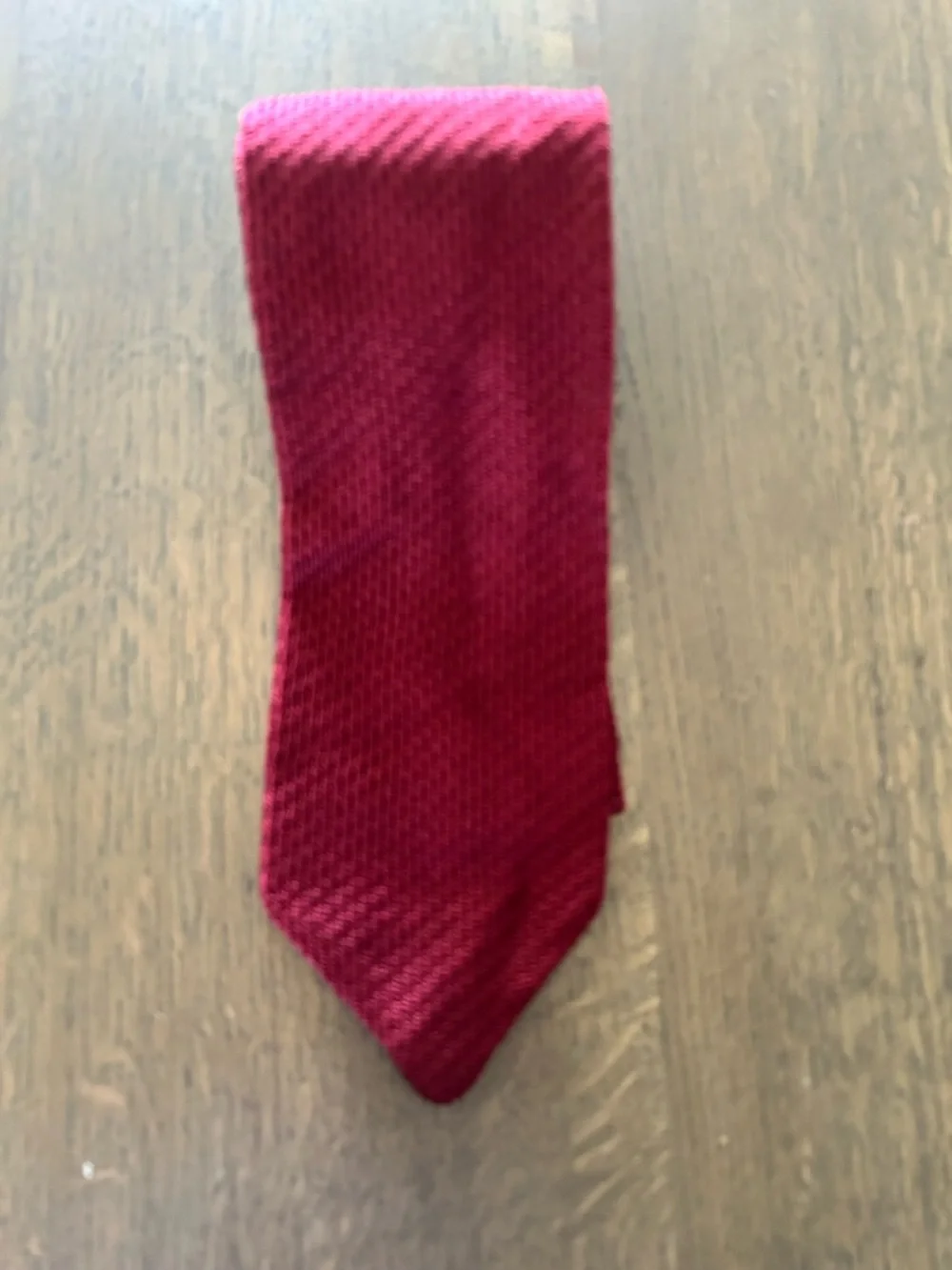 Coach men’s knit maroon wine necktie tie